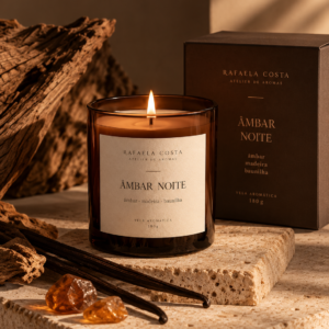 Vela Aromática Âmbar Noite